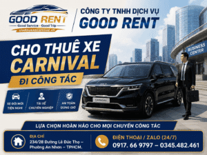 Cho thuê xe carnival đi công tác