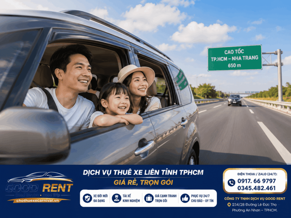 Chuyến đi gia đình trên cao tốc