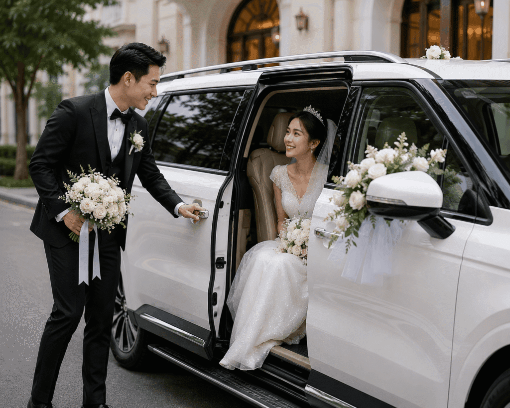 Đám cưới ngoài trời sang trọng