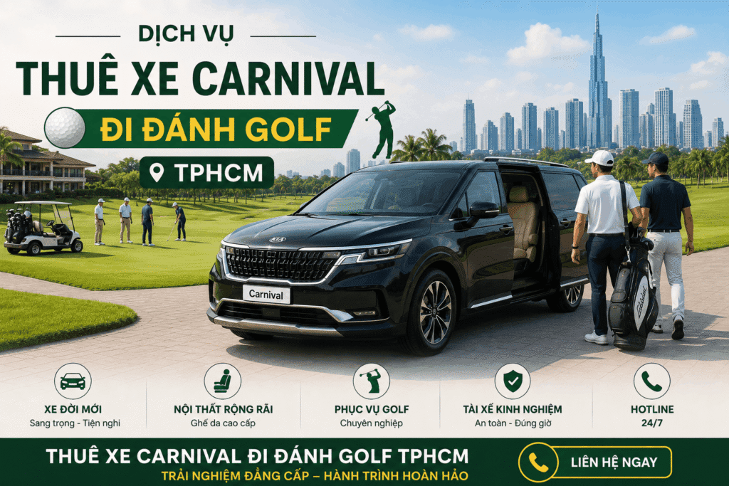 Dịch Vụ Thuê Xe Carnival Đi Đánh Golf