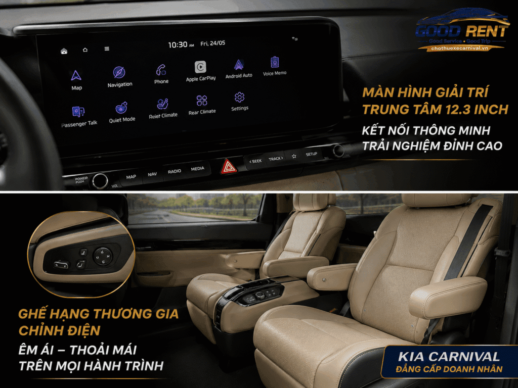 Trải nghiệm xe hạng sang kia carnival