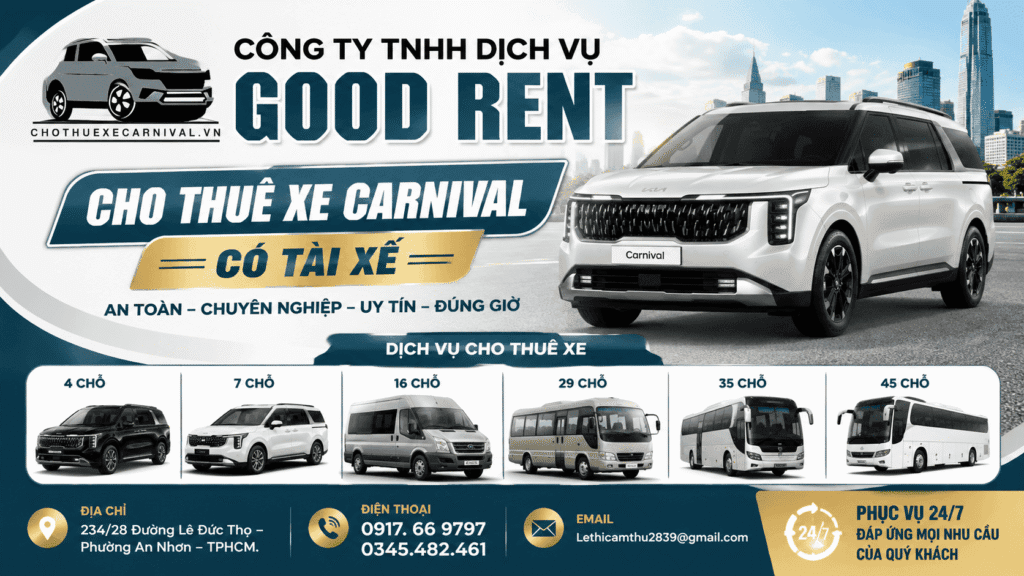 banner cho thue xe carnival