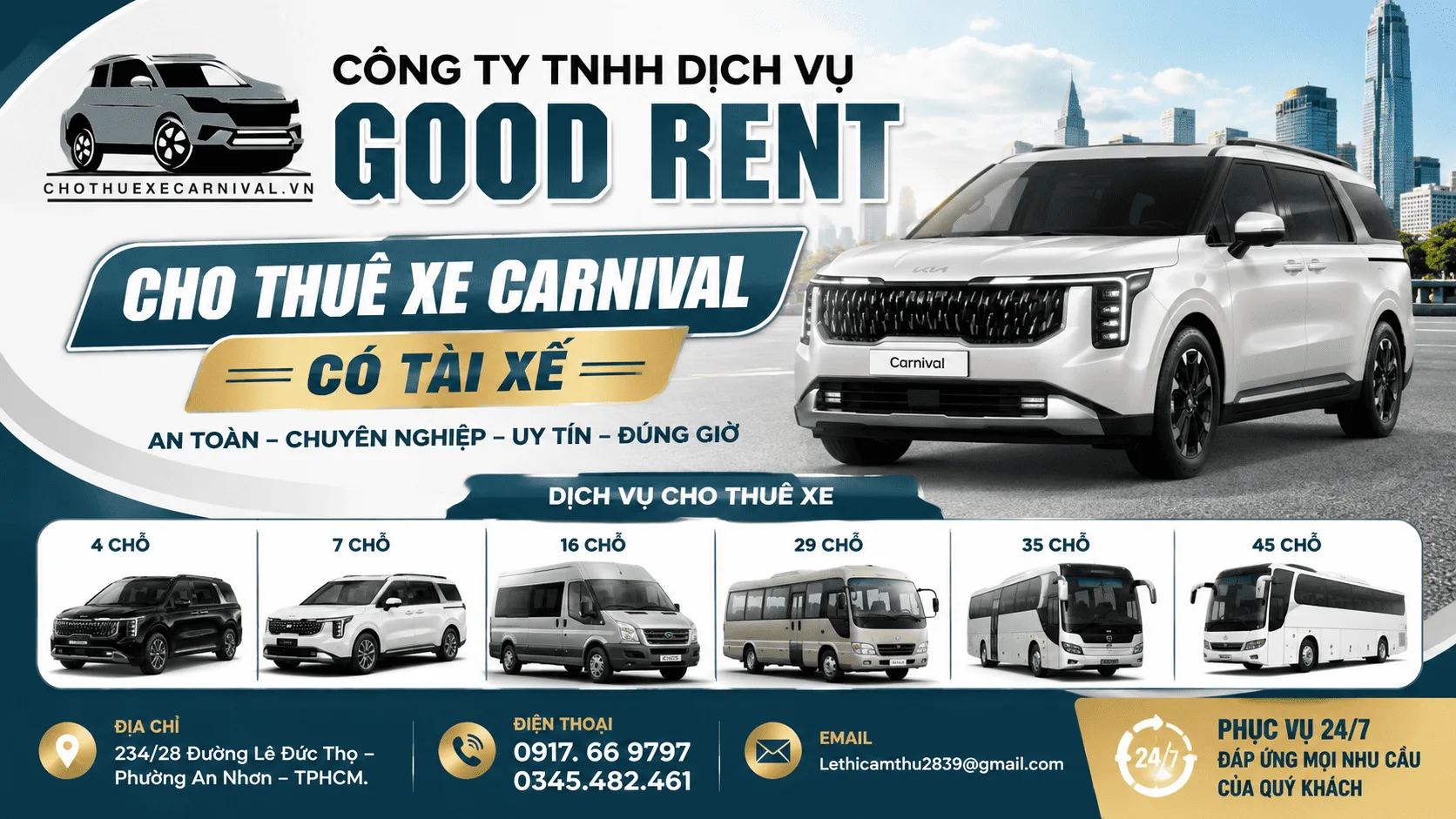 banner cho thue xe carnival
