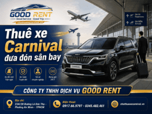 Dịch vụ cho thuê xe có tài xê đưa đón sân bay