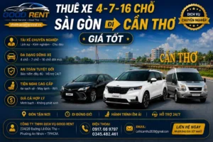 Thuê Xe 4-7-16 Chỗ Sài Gòn Đi Cần Thơ Giá Tốt