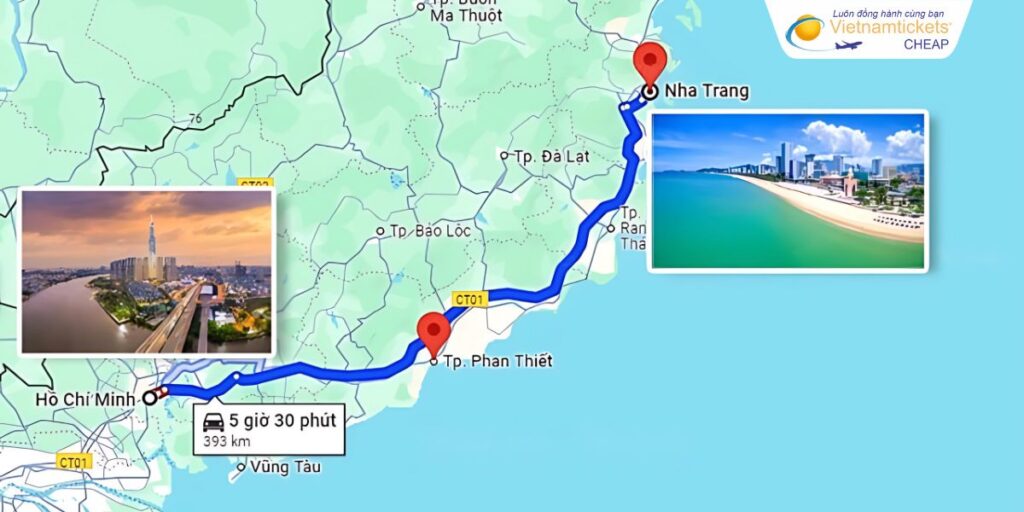 Thuê xe 4 7 16 chỗ có tài xế đi sài gòn đến Nha Trang