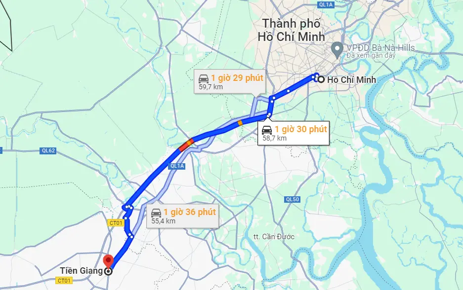 Thuê xe 4 7 16 chỗ có tài xế đi sài gòn đi mỹ tho tiền giang